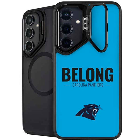 NFL Carolina Panthers Team Motto Galaxy S25 Kickstand Case